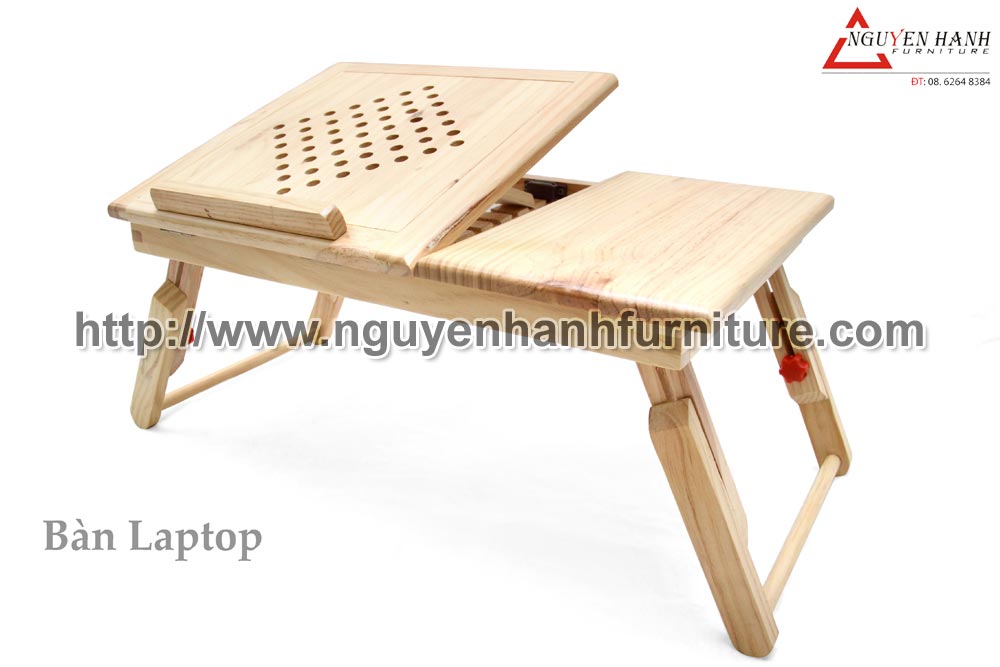 Name product: Laptop table natural wood - Dimensions:  - Description: Wood natural rubber