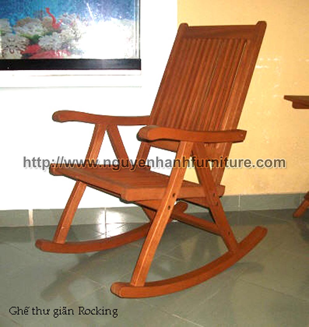Name product: Rocking chair- Dimensions:  - Description: Encalyptus wood