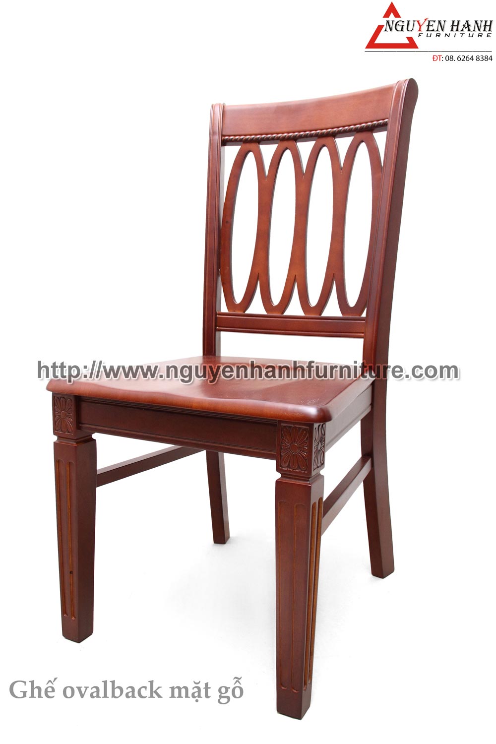 Name product: Ovalback chair with wooden surface