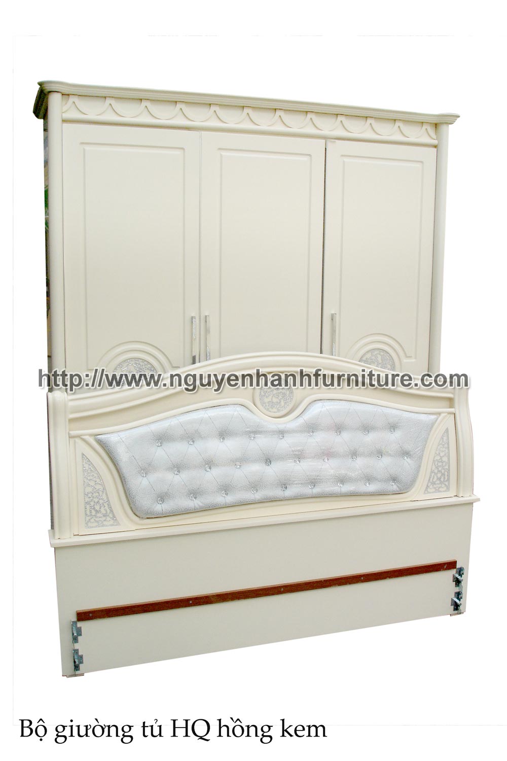 Name product: Pinky South Korean style Set of Wardrobe and Bed  - Dimensions: 60 x 160 x 210cm - Description: MDF 