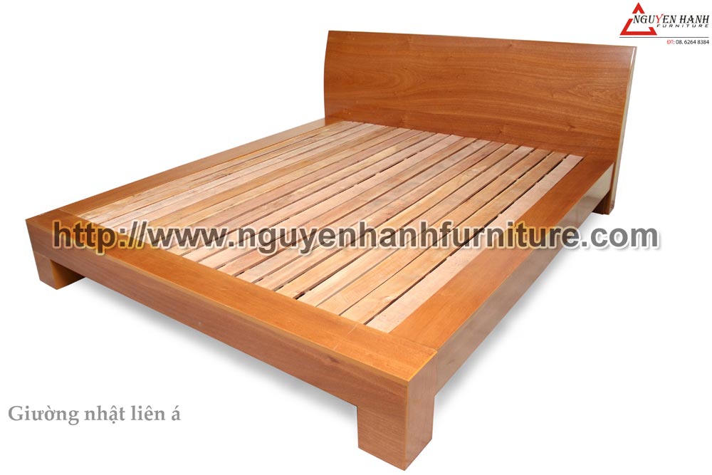 Name product: 1m6 Nhat Lien A Bed - Dimensions: 160 x 200cm - Description: Veneer bead tree wood
