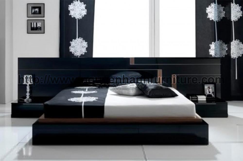 Name product: Japanese style Bed 001 - Dimensions: 160 x 200cm - Description: MDF 