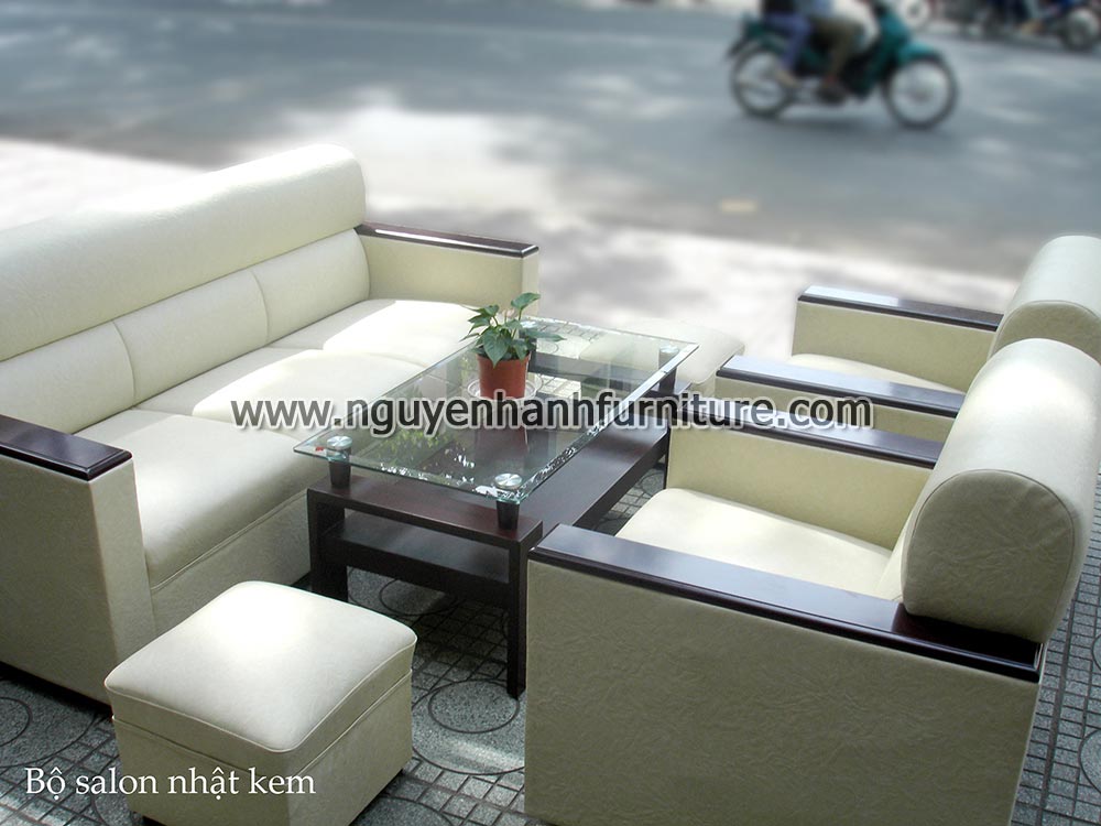 Name product: Japanese style Sofa set with creamy white color- Dimensions:  - Description: mattress, simili
